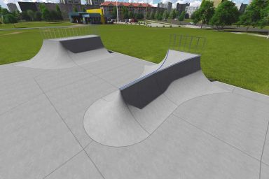 Projekt skateparku betonowego - Tychy