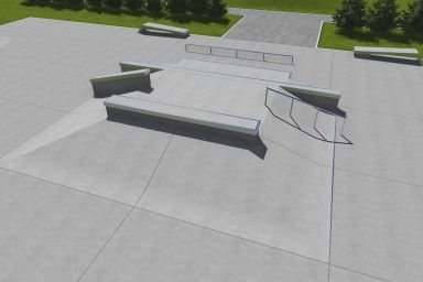 Projekt skateparku betonowego - Tychy