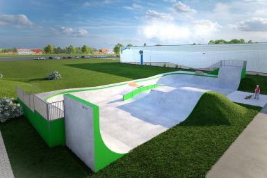 Projekt skateparku betonowego - Mogilno