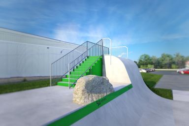 Projekt skateparku betonowego - Mogilno