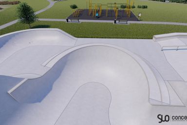 Projekt skateparku w Słomnikach