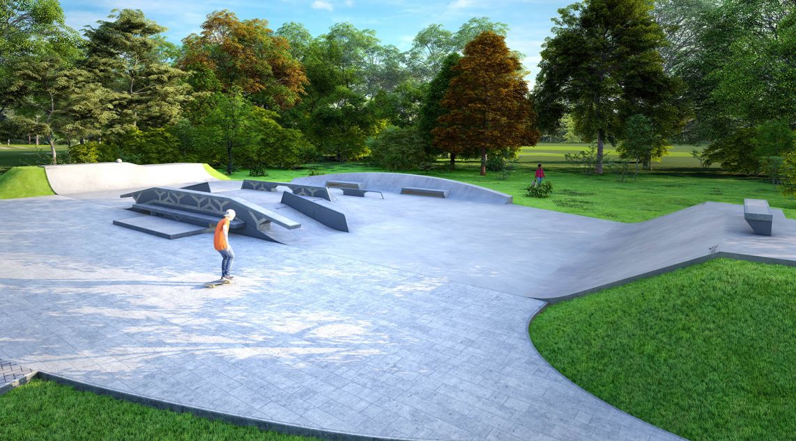 projekty skateparków