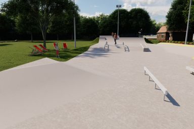 Projekt skateparku betonowego - Chojnów