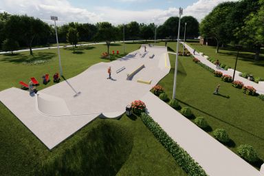 Projekt skateparku betonowego - Chojnów