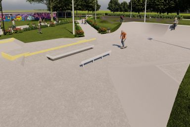 Projekt skateparku betonowego - Chojnów