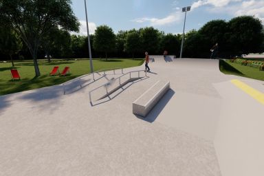 Projekt skateparku betonowego - Chojnów