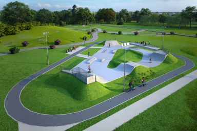 Projekt skateparku betonowego - Kutno