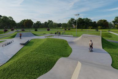 Projekt skateparku betonowego - Kutno