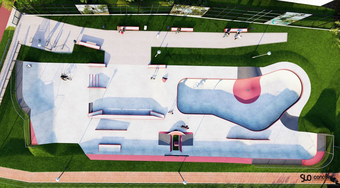 Projekty skateparków Slo Concept