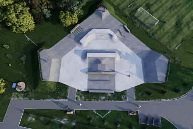 Projet de skatepark en béton - Brzesko