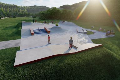 Projet de skatepark en béton - Stronie Śląskie