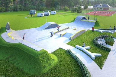 Projet de skatepark en béton - Więcbork