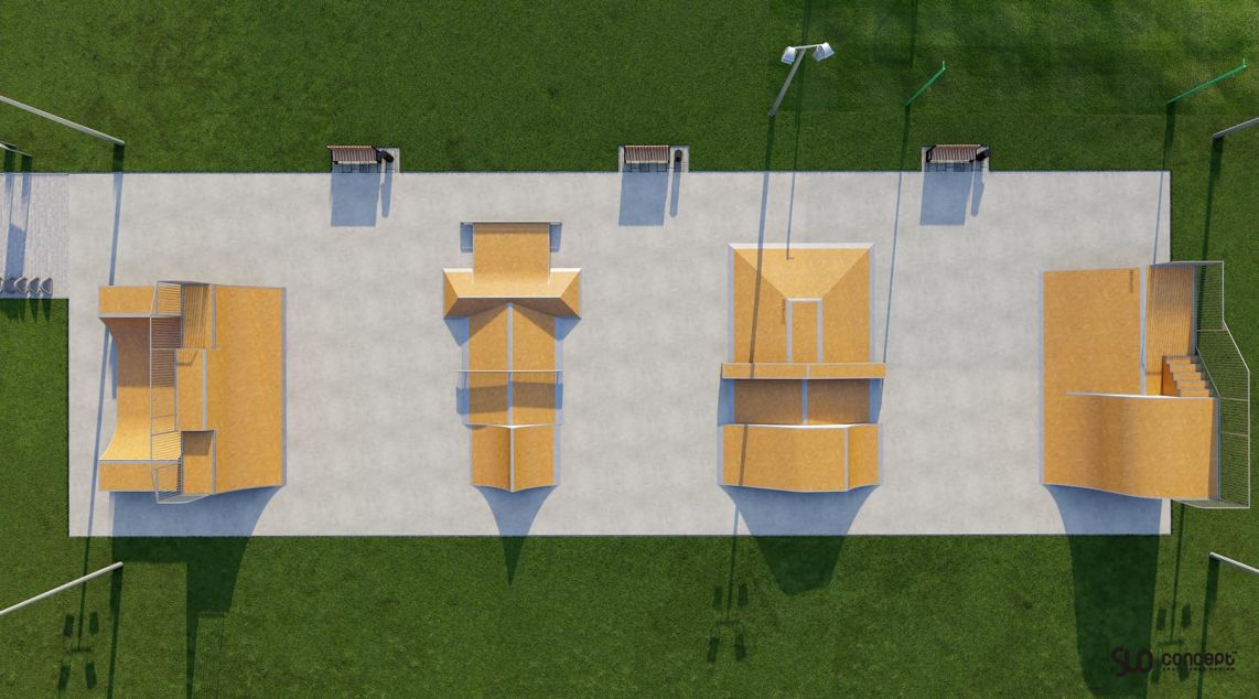 Projet de skatepark modulaire Szczucin