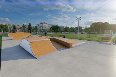 Projet de skatepark modulaire - Szczucin