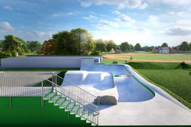 Projet de skatepark en béton - Mogilno