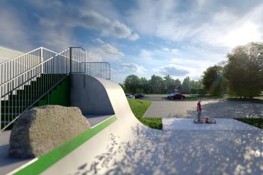 Projet de skatepark en béton - Mogilno