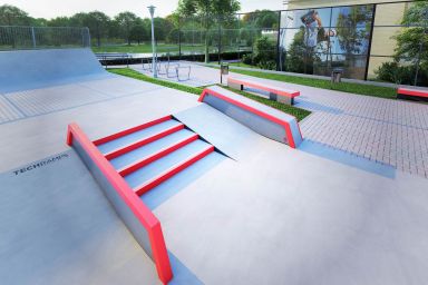 Projet de skatepark en béton - Brzeg