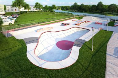 Projet de skatepark en béton - Brzeg