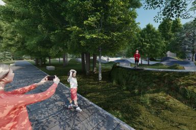 Projet de skatepark en béton - Ostrołęka