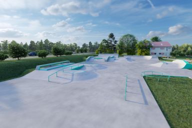 Projekt skateparku - Świdnik 