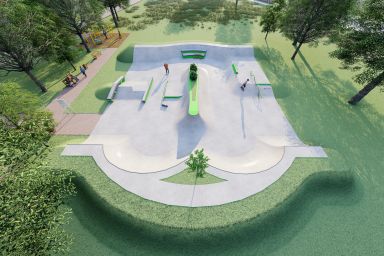 Skatepark-prosjekt i betong - Przytoczna