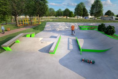 Skatepark-prosjekt i betong - Przytoczna