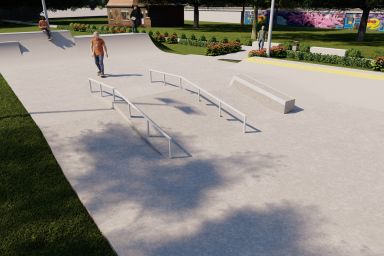 Skatepark betonowy - Chojnów