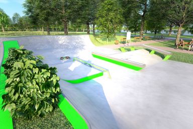 Projekt skateparku betonowego - Przytoczna