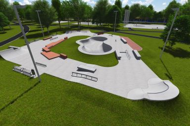 Skatepark project - Warsaw Ochota