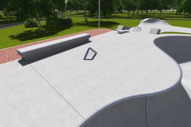 Skatepark project - Warsaw Ochota