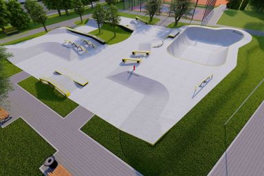 Skatepark project - Wrocław (ul. Ślężna)