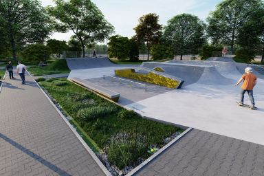 Projet de skatepark en béton - Brzesko