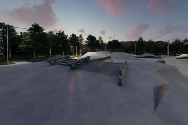 Skatepark project - Myślenice