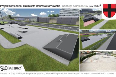 Skatepark project - Dąbrowa Tarnowska