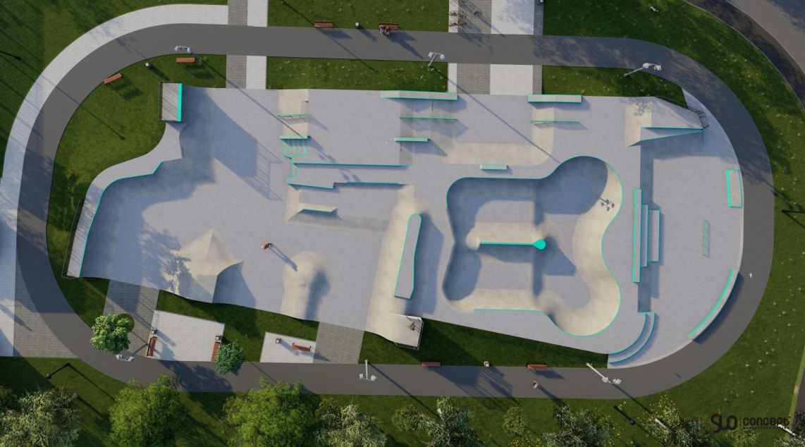 Skatepark concept - Zielonka
