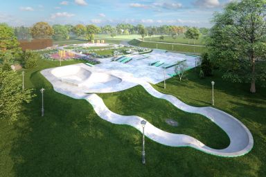 Projet de skatepark en béton - Wojkowice