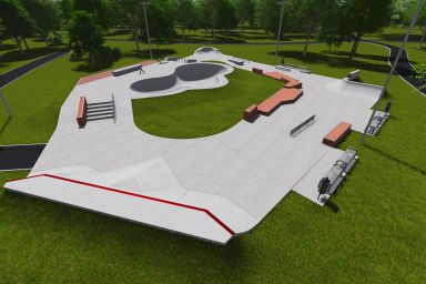 Skatepark project - Warsaw Ochota