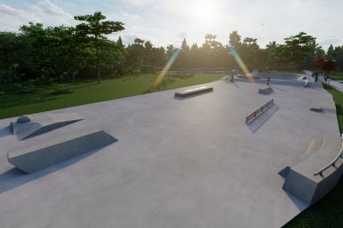 Skatepark project - Krakow os. Widok