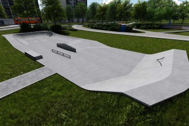 Skatepark project - Żelechlinek