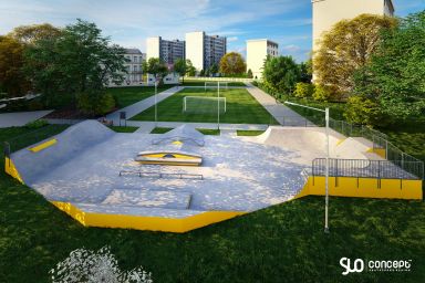 Concrete skatepark project - Chelmno