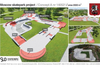 Skatepark project - Moscow