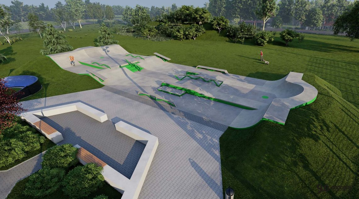Skatepark design by Slo Concept