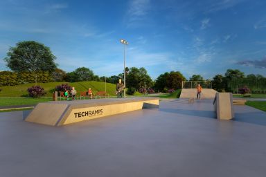 Projet de skatepark en béton - Kutno