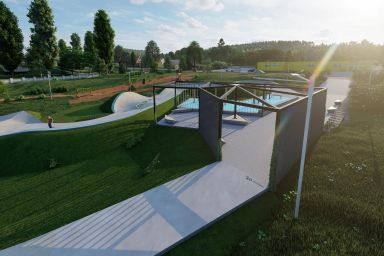 Projet de skatepark en béton de Sidzina