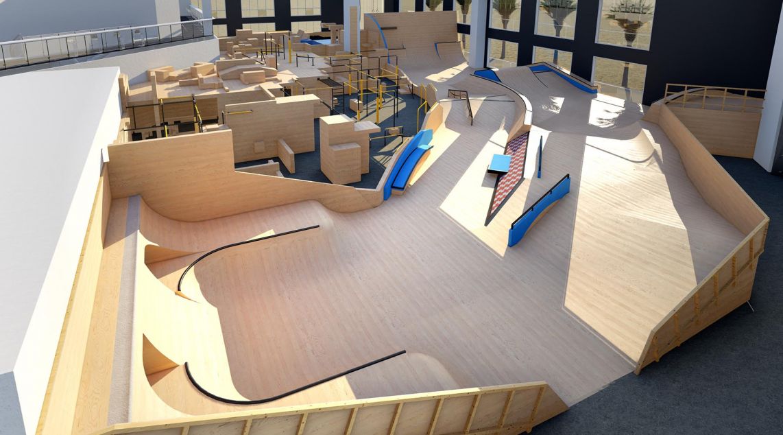 Skatepark indoor 