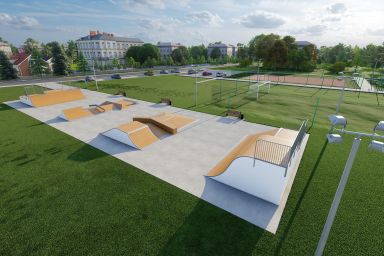 Projekt skateparku modułowego - Szczucin