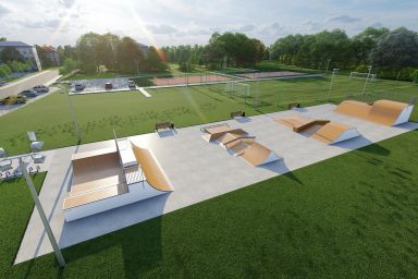 Projekt skateparku modułowego - Szczucin