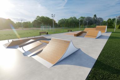 Projekt skateparku modułowego - Szczucin