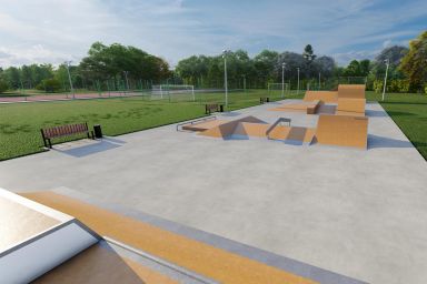 Projekt skateparku modułowego - Szczucin