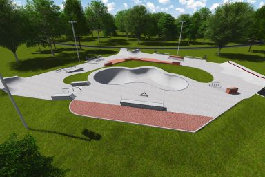 Skatepark project - Warsaw Ochota